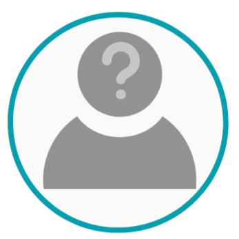 An icon of a person with a question mark representing any potential board member, donors, or volunteers.