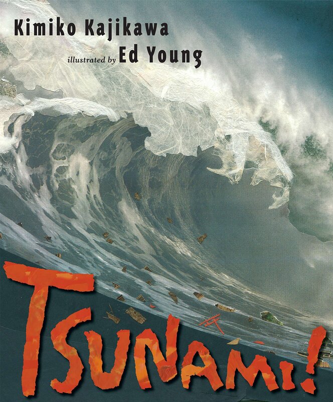 A color image of the children's book: Tsunami! by Kimiko Kajikawa

