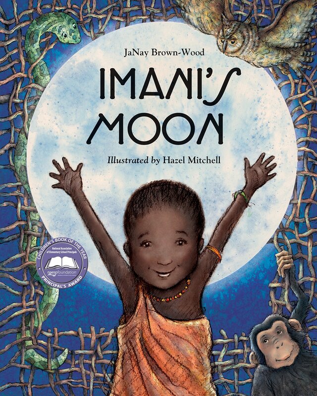 A color image of the children's book: Imani's Moon by JaNay Brown-Wood