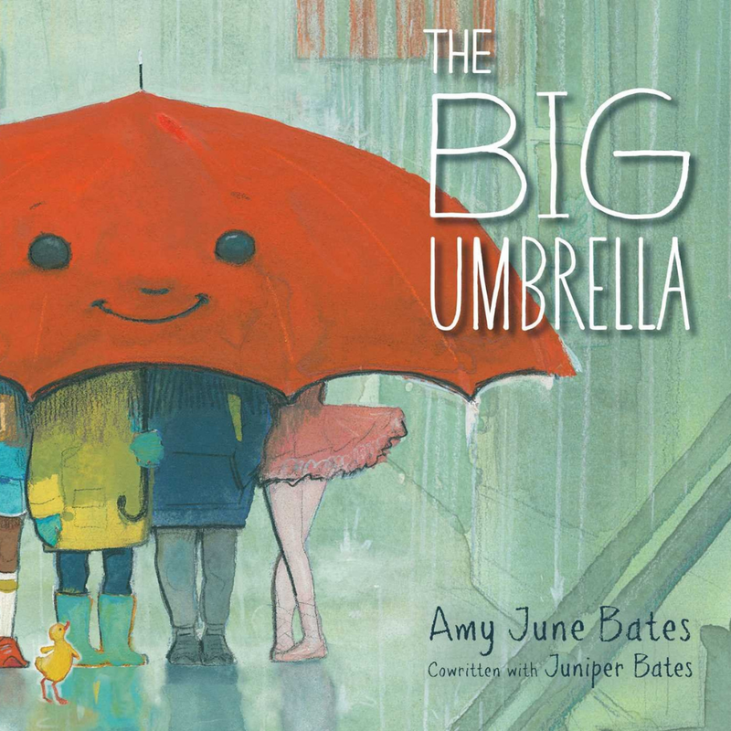 A picture of the children's picture book entitled, "The Big Umbrella" written by Amy June Bates